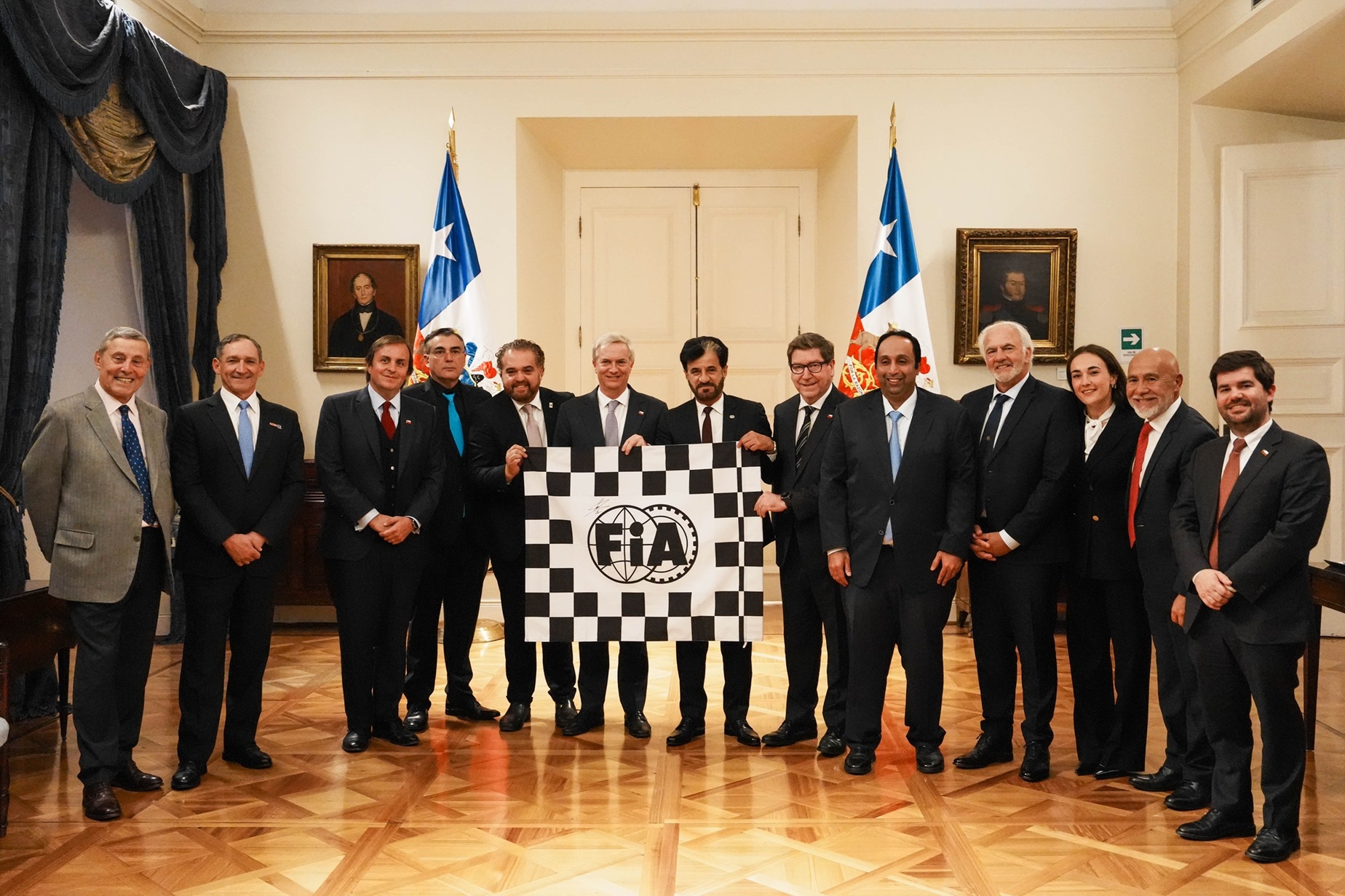 FIA President, H.E. Mohammed Ben Sulayem, meets president of Chile H.E Jos&eacute; Antonio Kast strengthening cooperation across Mobility and Motorsport
